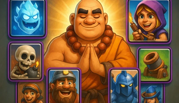 Колоды с монахом в Clash Royale: сильнейшие связки сезона