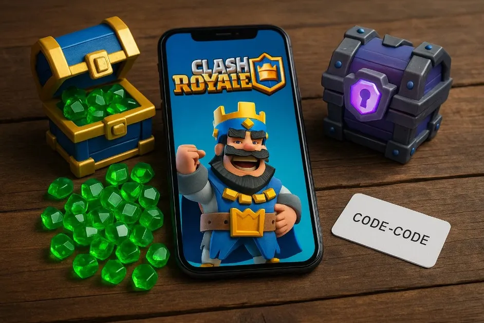 Бонусы Clash Royale - как получить бесплатные гемы, сундуки и промокоды